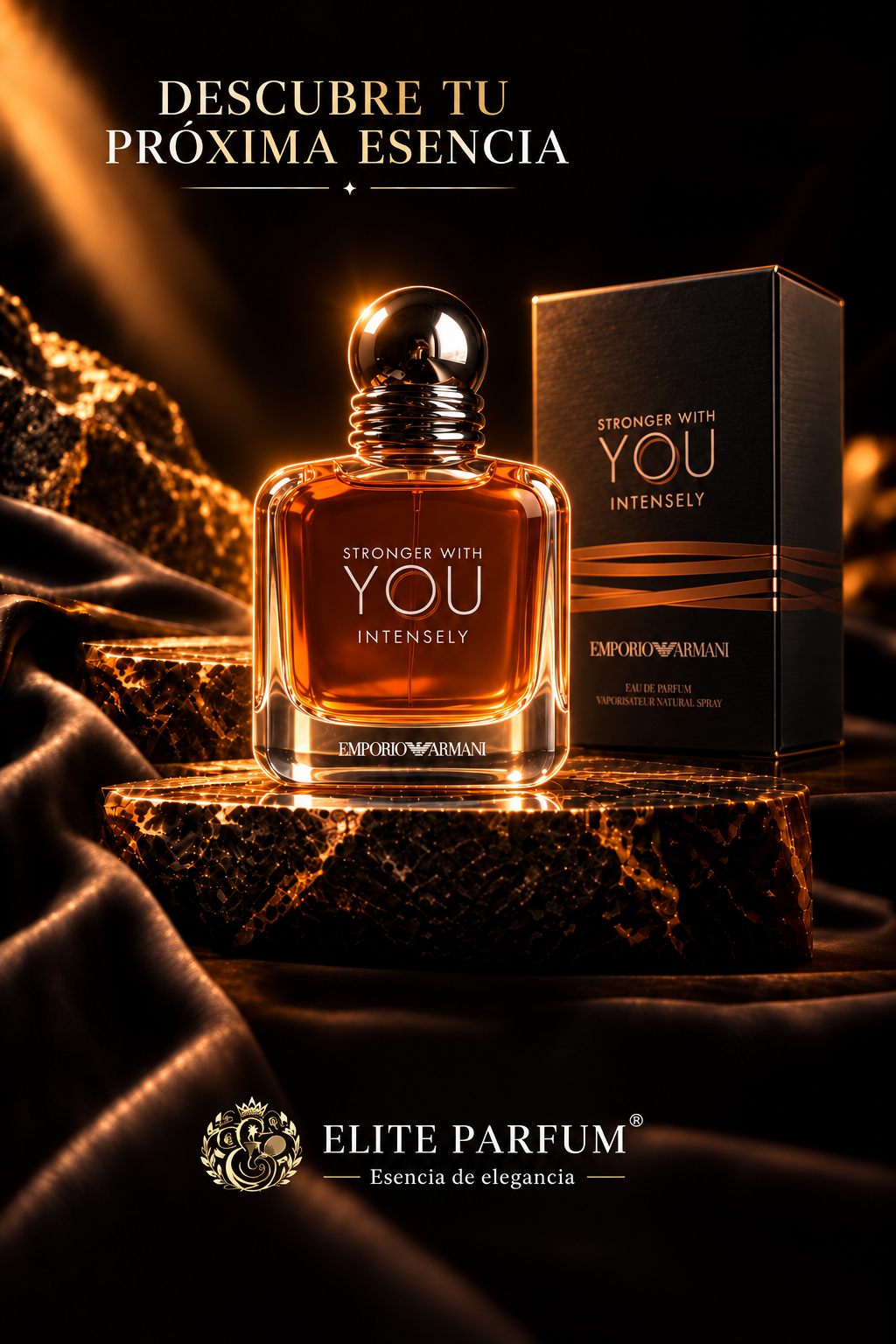 Campaña Stronger de Elite Parfum
